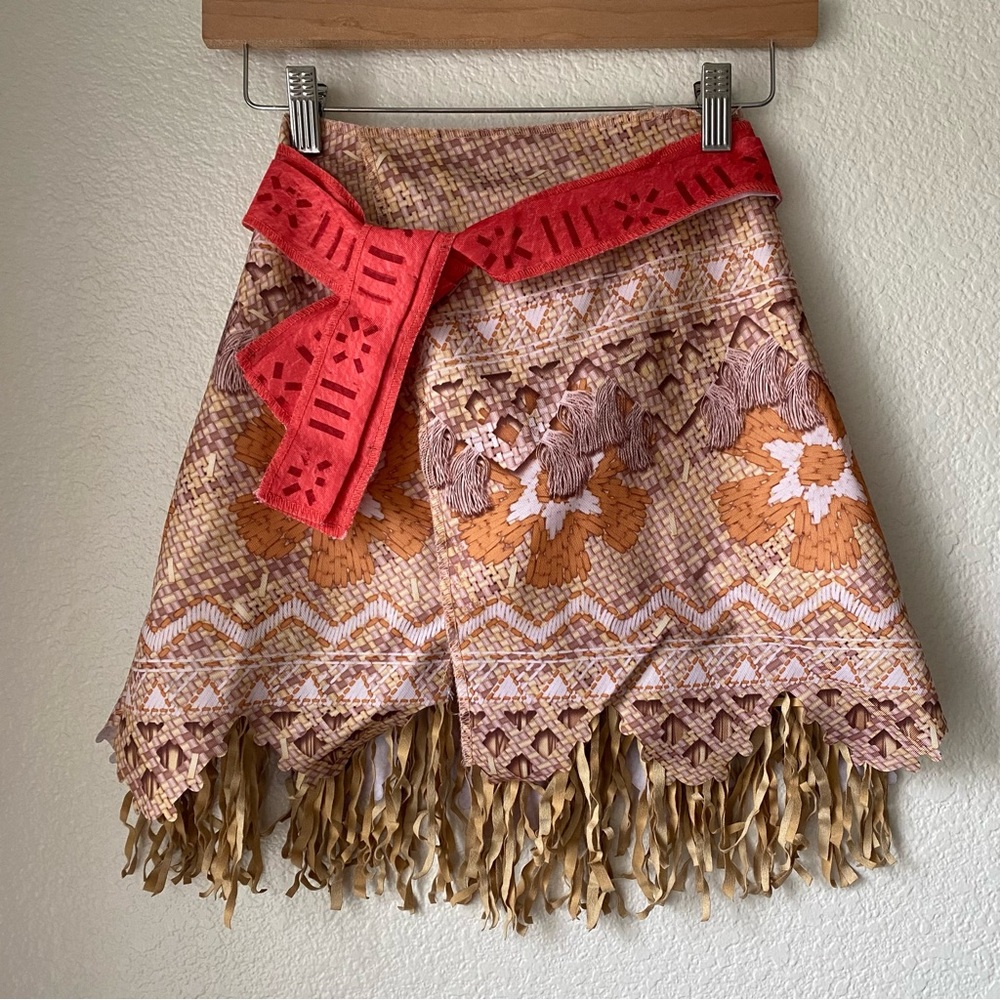 Disney Moana Costume Skirt Size 4-6X